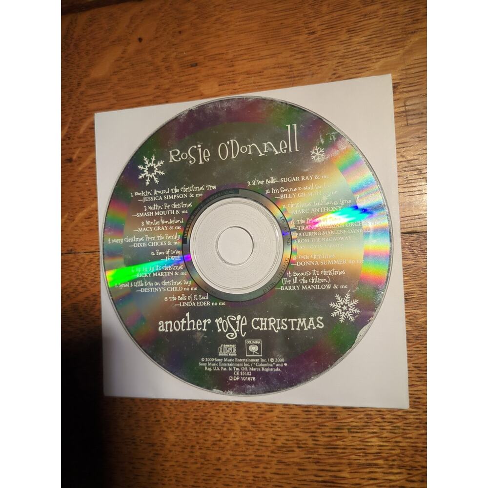 Another Rosie Christmas Rosie O'Donnell (CD Sep-2001, Sony) Disc Only